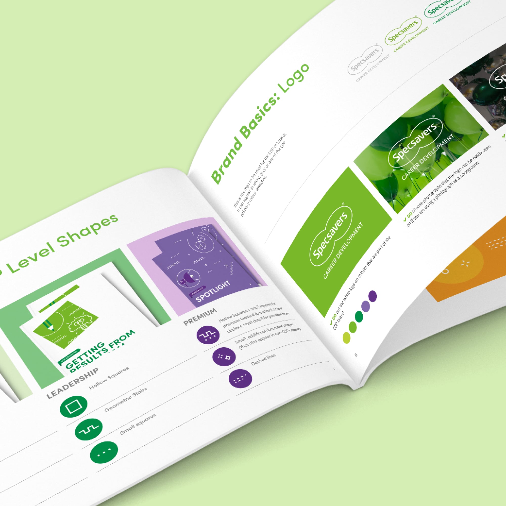 Open view of Retail Training Style Guide